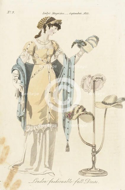 Fashion Plate (London Fashionable Full Dress), 1812. Creator: Unknown.