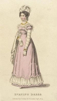 Fashion Plate (Marine Dress), 1824. Creator: John Bell