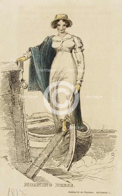Fashion Plate (Morning Dress), 1812. Creator: Unknown.