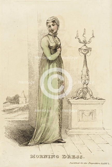 Fashion Plate (Morning Dress), 1813. Creator: Unknown.
