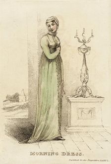 Fashion Plate (Morning Dress), 1813. Creator: Unknown