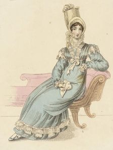 Fashion Plate (Morning Dress), 1817. Creator: John Bell