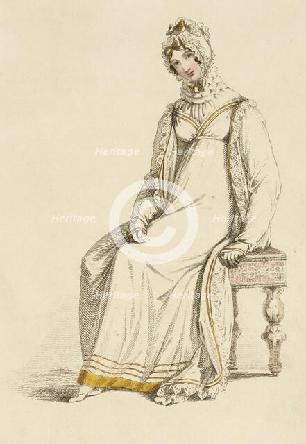 Fashion Plate (Morning Dress), 1817. Creator: Rudolph Ackermann.