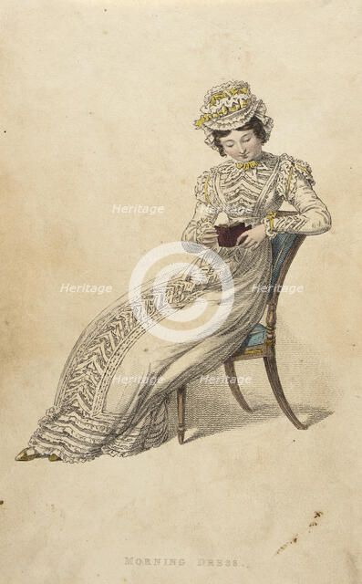 Fashion Plate (Morning Dress), 1823. Creator: Rudolph Ackermann.