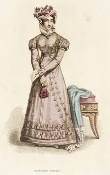 Fashion Plate (Morning Dress), 1824. Creator: Unknown