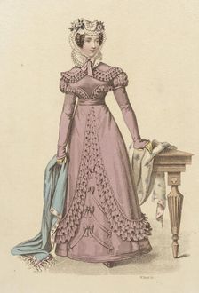 Fashion Plate (Morning Dress), 1824. Creator: John Bell