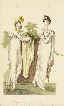 Fashion Plate (Morning Dress - Full Dress), 1807. Creator: John Bell