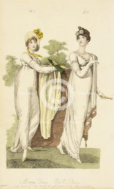 Fashion Plate (Morning Dress - Full Dress), 1807. Creator: John Bell.