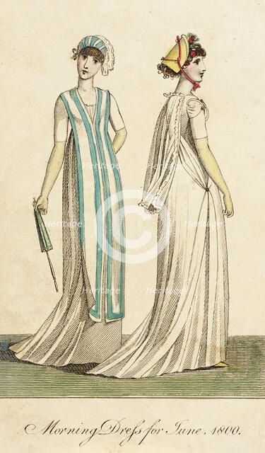 Fashion Plate (Morning Dress for June 1800), 1800. Creator: Unknown.