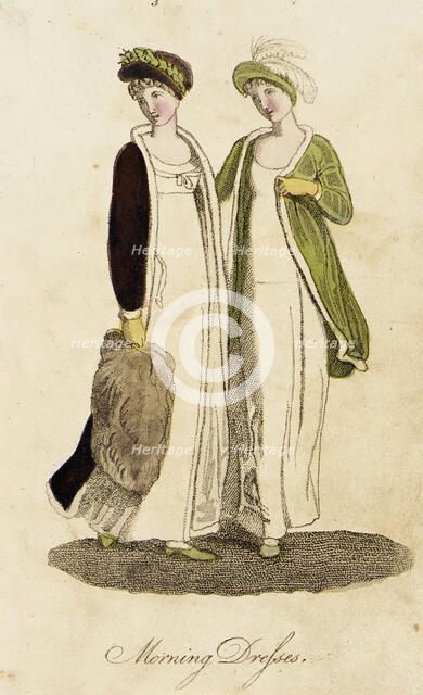 Fashion Plate (Morning Dresses), 1803. Creator: Unknown.