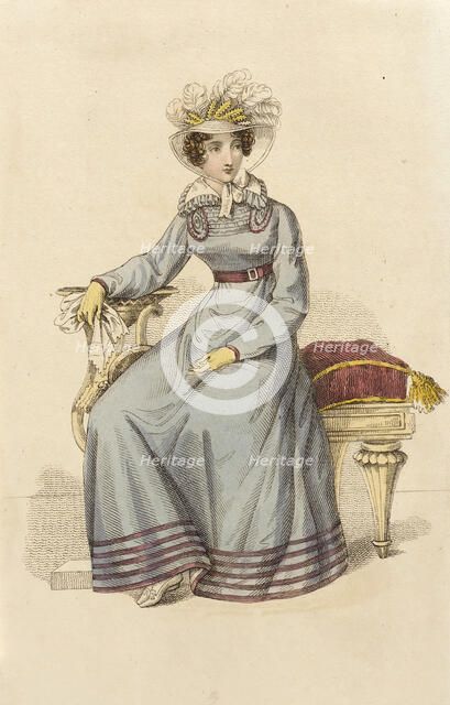 Fashion Plate (Morning Promenade Costume), 1822. Creator: John Bell.