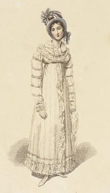 Fashion Plate (Morning Walking Dress), 1816. Creator: Unknown