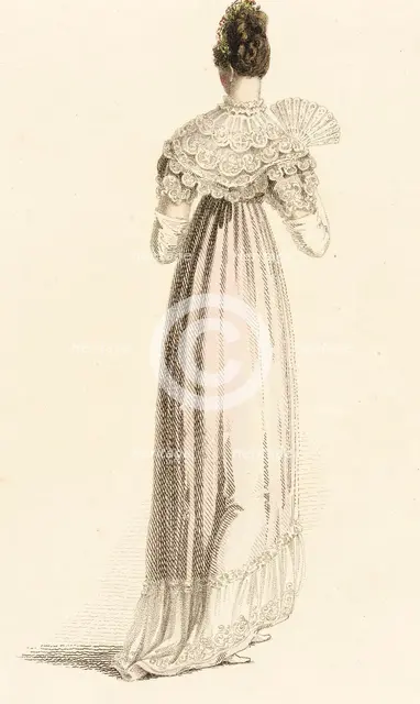 Fashion Plate (Opera Dress), 1815. Creator: Unknown.