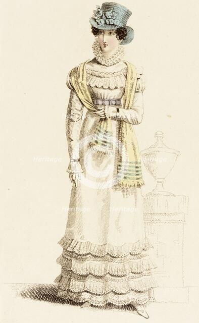 Fashion Plate (Parisian Walking Dress), c1824. Creator: Unknown.