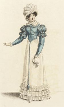 Fashion Plate (Parisian Carriage Dress), 1820. Creator: John Bell