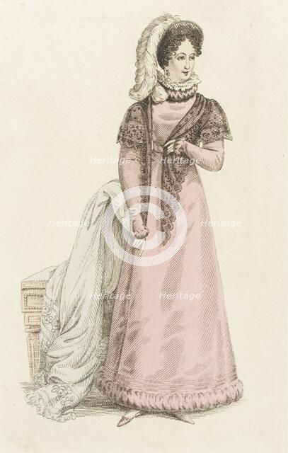 Fashion Plate (Parisian Promenade), 1821. Creator: John Bell.
