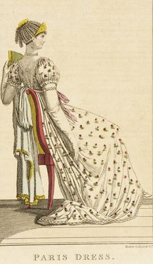 Fashion Plate (Paris Dress), between circa 1800 and circa 1805. Creator: Unknown