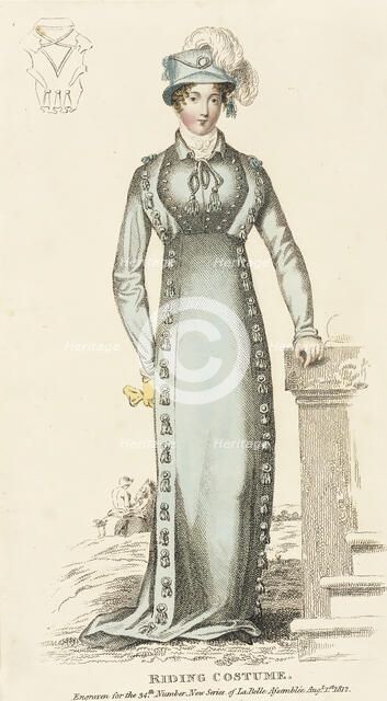 Fashion Plate (Riding Costume), 1812. Creator: Unknown.