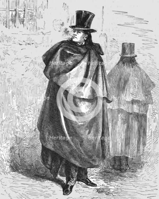 'Fashionable Loungers of Lima; Lima and the Andes', 1875. Creator: Unknown.