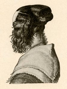 Fashionable style of hair-dressing, reigns of Charles I and II c1620-1680, (1937). Creator: Unknown