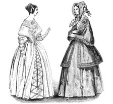Fashions for May, 1844. Creator: Unknown