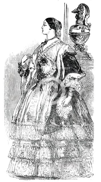 Fashions for May, 1850. Creator: Unknown.