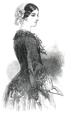 Fashions for May - Lace Jacquette, 1850. Creator: Unknown