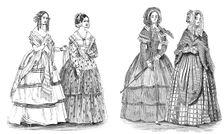 Fashions for August, 1844. Creator: Unknown