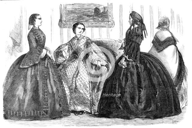 Fashions for December, 1857. Creator: Unknown.
