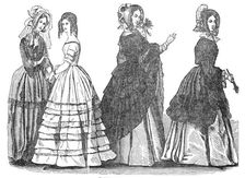 Fashions for July, 1844. Creator: Unknown