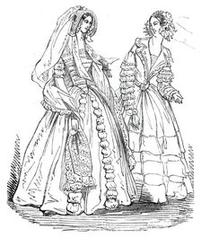 Fashions of 1842. Creator: Unknown