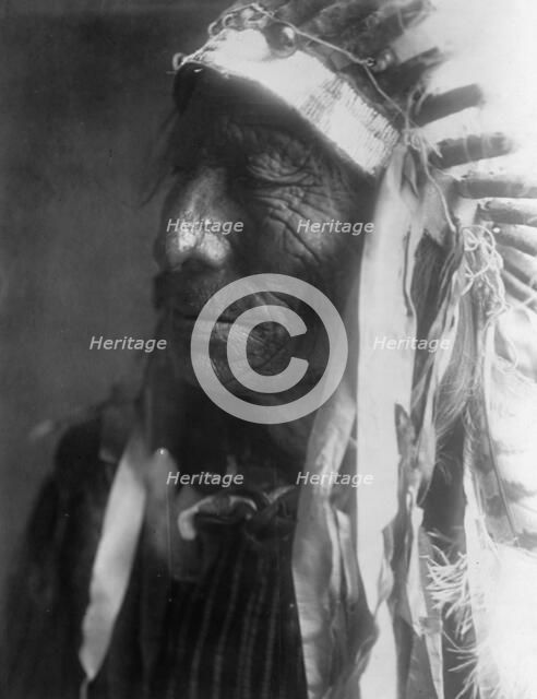 Fast Elk (Hexaka Luzahan), c1907. Creator: Edward Sheriff Curtis.