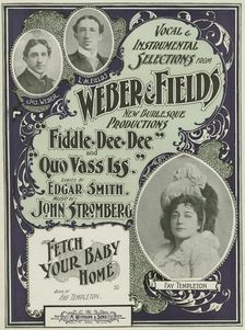 Fetch your baby home 1900. Creators: Unknown, Joseph Weber