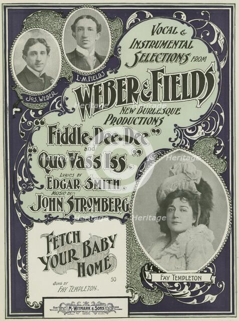 'Fetch your baby home', 1900.  Creators: Unknown, Joseph Weber.