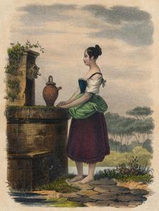 Fetching Water 19th century? Creator: Unknown