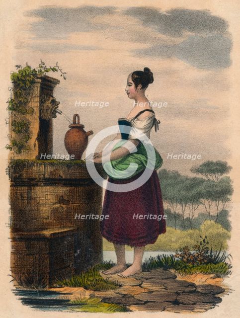'Fetching Water', 19th century? Creator: Unknown.