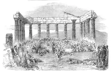 Fete to Officers of the English and French Forces, and the Greek Army and Navy, in the..., 1854. Creator: Unknown