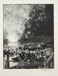 Fête Venitienne. Creator: Auguste Louis Lepère (French, 1849-1918)