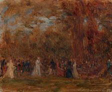 Fête à l'ambassade d'Angleterre à Paris, 1889. Creator: Felix Francois Georges Philibert Ziem