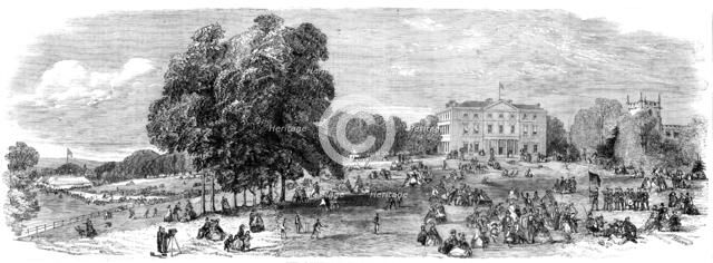 Fete at Norton Hall, the seat of C. Cammell, Esq., 1860. Creator: J. Sugman.