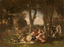 Fete Champetre 19th century. Creator: Narcisse Virgile Diaz de la Pena