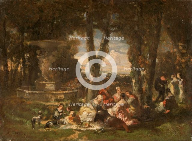 'Fete Champetre', 19th century. Creator: Narcisse Virgile Diaz de la Pena.