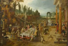 Fête champêtre, c. 1615-1620. Creator: Vrancx, Sebastiaen (1574-1647)