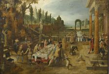 Fête champêtre, c. 1615-1620. Creator: Vrancx, Sebastiaen (1574-1647)