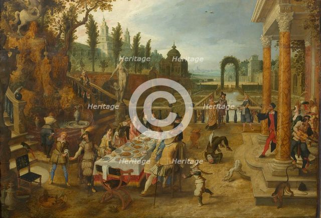Fête champêtre, c. 1615-1620. Creator: Vrancx, Sebastiaen (1574-1647).