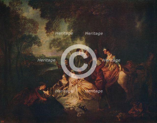 'Fête Champetre', c1722, (c1915). Artist: Jean-Baptiste Pater.