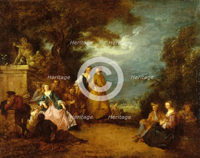 Fête Champêtre, c1730. Creator: Bonaventure de Bar.