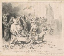 Fête du 4 Mai, 19th century. Creator: Honore Daumier