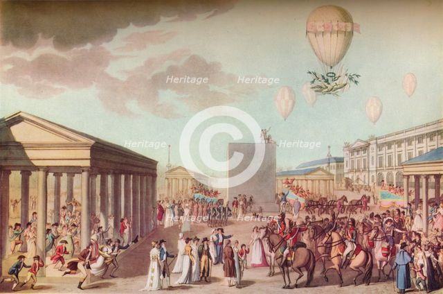'Fete Du Sacre Et Couronnement De Leurs Majestes Imperiales', c1804. Artists: Marchand, Otto Limited.