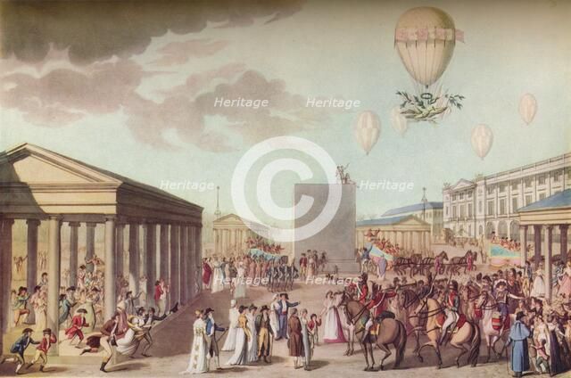 'Fete Du Sacre Et Couronnement De Leurs Majestes Imperiales', c1804. Artists: Marchand, Otto Limited.